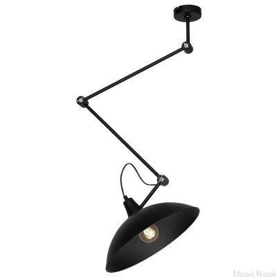 Plafon Melos Metalowy Czarny