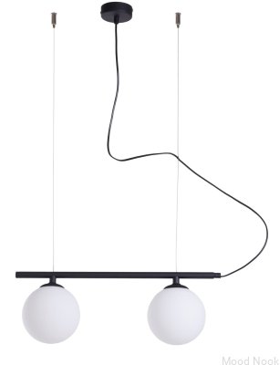 Подвесной светильник Beryl Glass 2 Metal Black