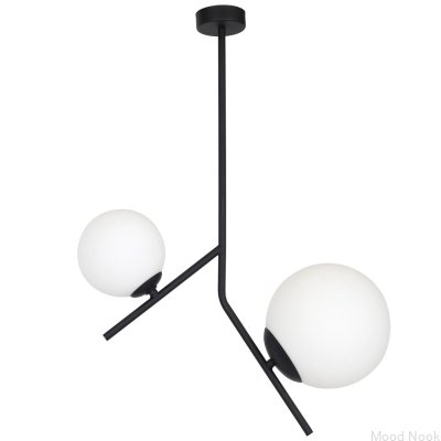 Plafon Gallia 2 Metalowy Czarny