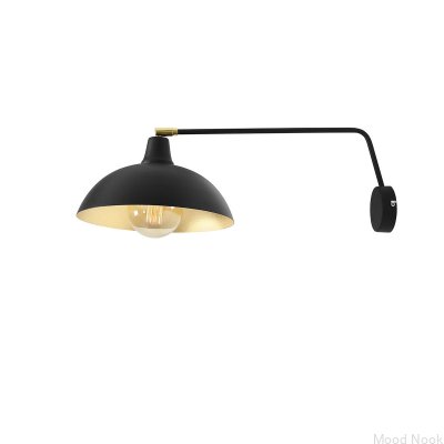 Kinkiet Espace Metalowy Czarny