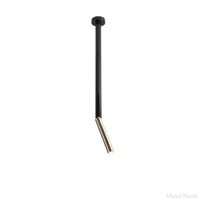Plafon Stick M Metalowy Czarny