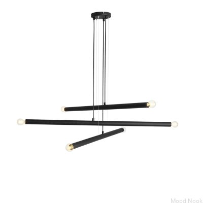 Подвесной светильник Tubo 6 Metal Black