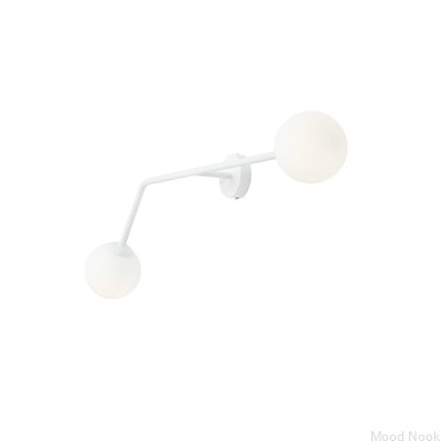 Настенный светильник Pure Horizontal Metal White