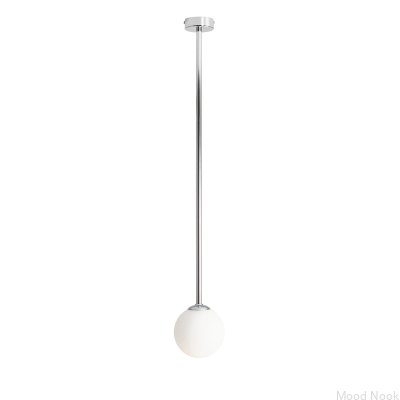 Plafon Pinne Long Metalowy Srebrny Chromowany