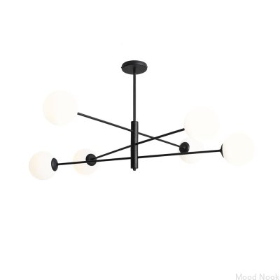 Plafon Homme 6 Metalowy Czarny
