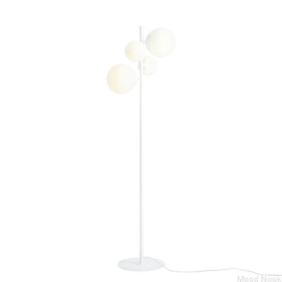 Lampa stojąca Bloom Metalowa Biała