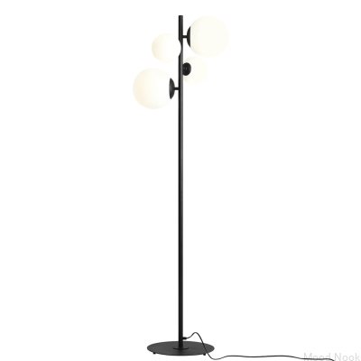 Lampa stojąca Bloom Metalowa Czarna