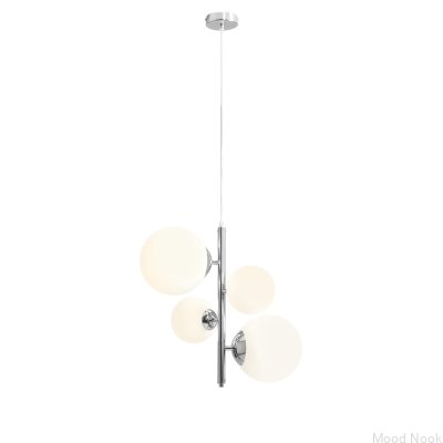 Подвесной светильник Bloom 4 Metal Silver Chrome