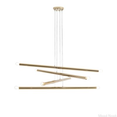 Подвесной светильник Tubo 8 Metal Gold