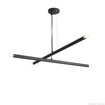 Подвесной светильник Tubo 4 Metal Black