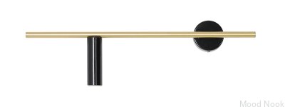 Настенный светильник Trevo Brass с черным (слева)