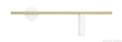 Настенный светильник Trevo Brass & White (справа)
