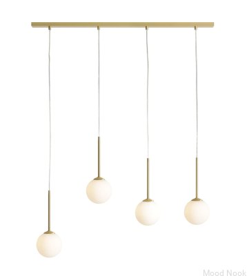 Lampe suspendue en laiton Bosso 4