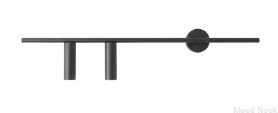 Настенный светильник Trevo 2 Metal Black (слева)