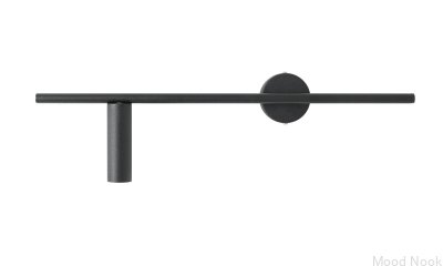 Настенный светильник Trevo Metal Black (слева)
