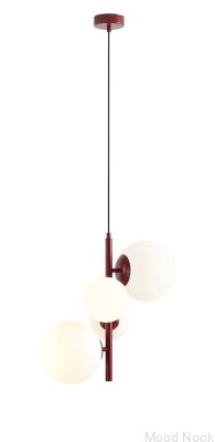 Подвесной светильник Bloom 4 Metal Burgundy