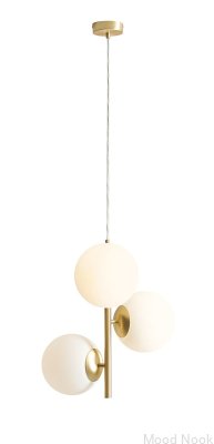Lampa wisząca Fin 3 M Mosiężna