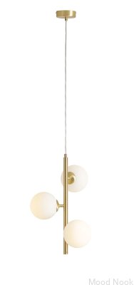 Lampa wisząca Fin 3 S Mosiężna