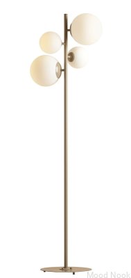 Lampa stojąca Bloom Metalowa Beżowa