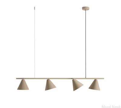 Lampa wisząca Form 4 Metalowa Beżowa