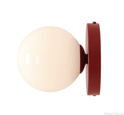 Kinkiet Ball II S Metalowy Bordowy