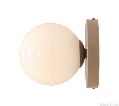 Kinkiet Ball II S Metalowy Beżowy