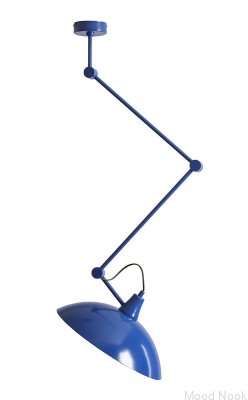 Plafon Melos Metalowy Kobaltowy