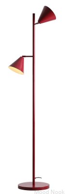 Golvlampa Form 2 Metall Vinröd