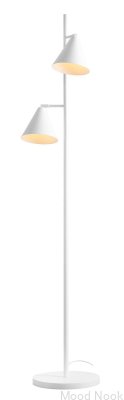 Golvlampa Form 2 Metall Vit