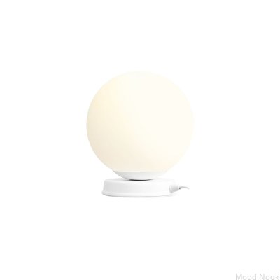 Настольная лампа Ball M, металл, белый цвет