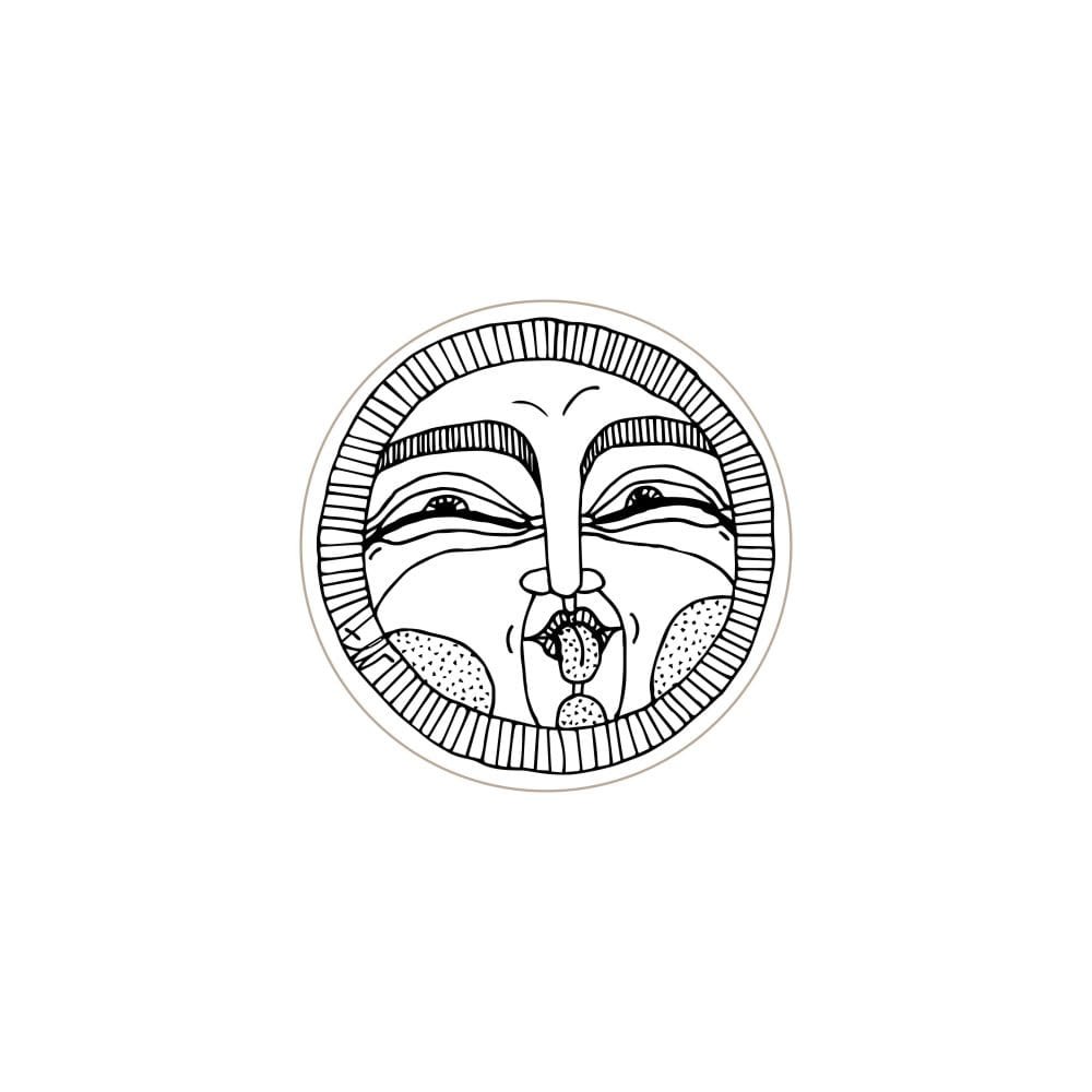 E_27-WH-C--Gałka-meblowa-Faces-Black&White-40-Drewniana-Dębowa-Emaliowana-Biała-(wzór C)-Dot-Manufacture-MoodNook_1