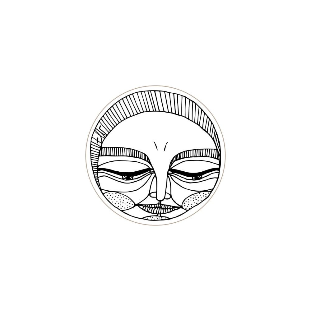 E_27-WH-D--Gałka-meblowa-Faces-Black&White-40-Drewniana-Dębowa-Emaliowana-Biała-(wzór D)-Dot-Manufacture-MoodNook_1