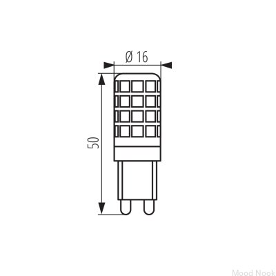 Żarówka ZUBI LED 4W G9-WW