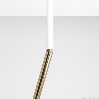 Plafon Stick M Metalowy Biały