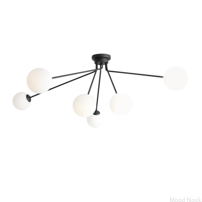Потолочный светильник Holm 6 Metal Black