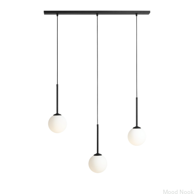 Suspension Bosso 3 en métal noir