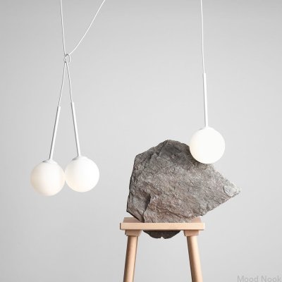 Lampa wisząca Bosso 3 Metalowa Biała