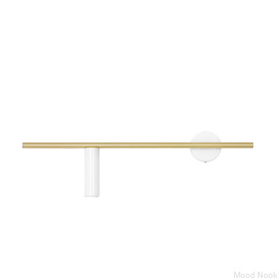 Настенный светильник Trevo Brass & White (слева)
