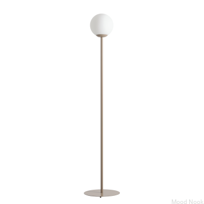 Lampa stojąca Pinne Metalowa Beżowa