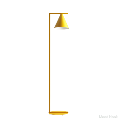 Golvlampa Form Metall Senap