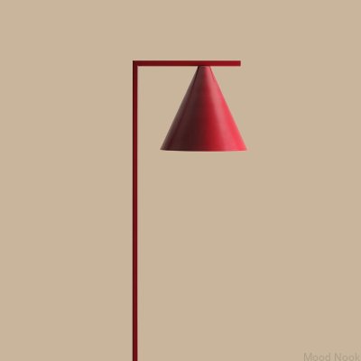 Lampa stojąca Form Metalowa Bordowa