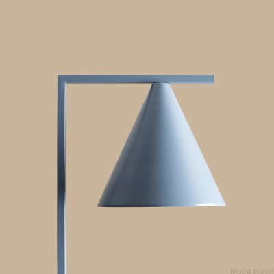 Lampa stojąca Form Metalowa Niebieska