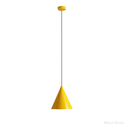 Lampa wisząca Form Metalowa Musztardowa