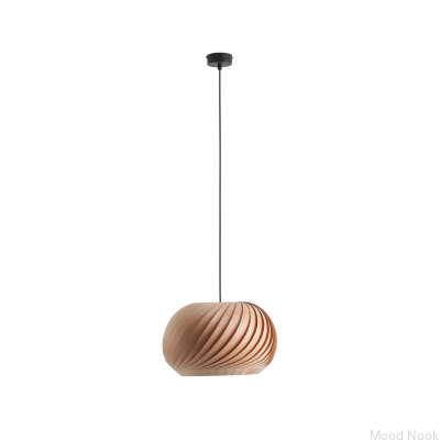 Lampa wisząca Nature Dark S Drewniana Bukowa