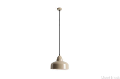 Lampa wisząca Como Metalowa Beżowa