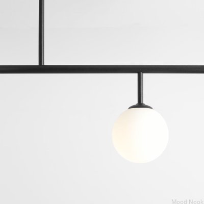 Plafon Dione 4 Metalowy Czarny