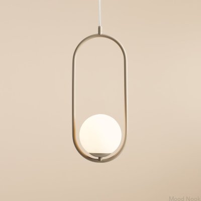 Lampa wisząca Riva Metalowa Beżowa