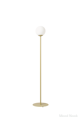 Lampa stojąca Pinne Metalowa Pistacjowa