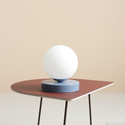 Настольная лампа Ball S, металл, синяя
