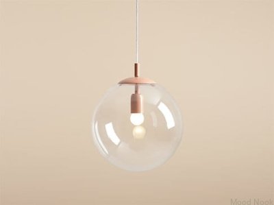 Lampa wisząca Globe Metalowa Koralowa